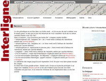 Tablet Screenshot of interligne.org